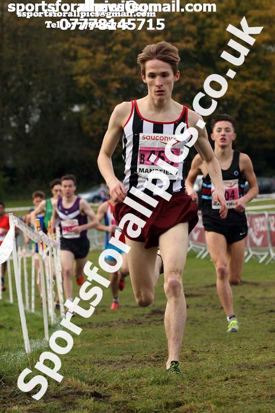 Mens junior National Cross Country Relay, Berry Hill Park, Mansfield. Photo:  David T. Hewitson/Sports for All Pics